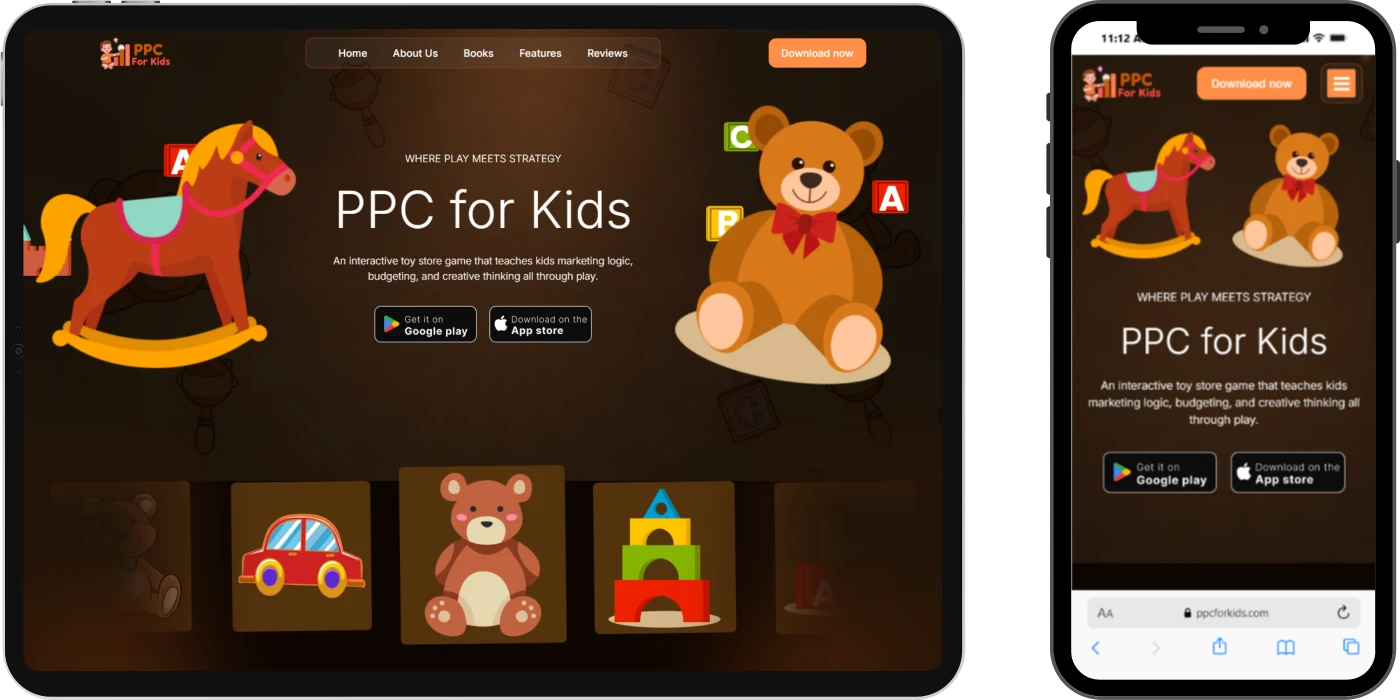 PPC For Kids Website